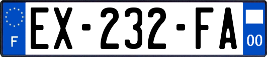 EX-232-FA