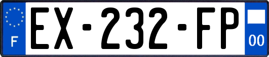 EX-232-FP