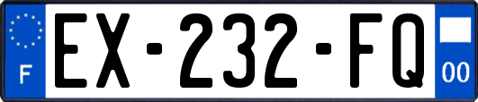 EX-232-FQ