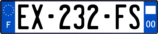 EX-232-FS