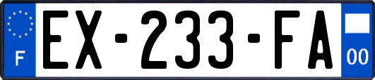 EX-233-FA