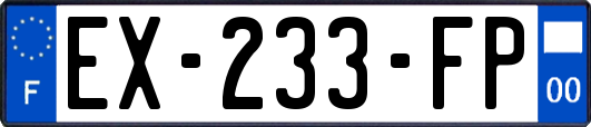 EX-233-FP
