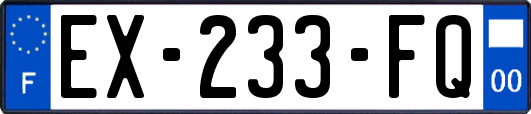 EX-233-FQ