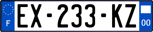 EX-233-KZ