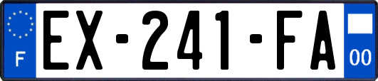 EX-241-FA