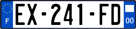 EX-241-FD