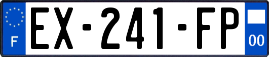 EX-241-FP
