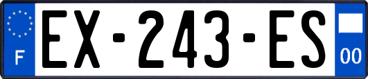 EX-243-ES