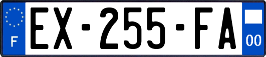 EX-255-FA