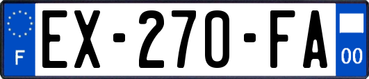 EX-270-FA