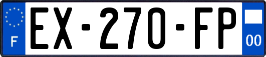 EX-270-FP