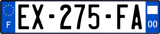 EX-275-FA