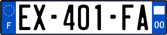 EX-401-FA