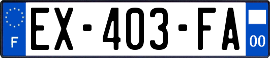 EX-403-FA