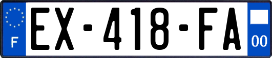 EX-418-FA