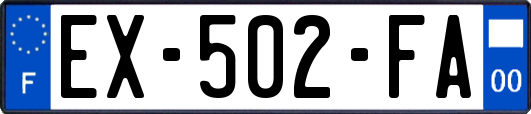 EX-502-FA