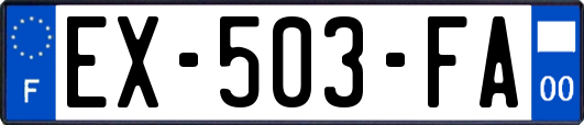 EX-503-FA