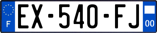 EX-540-FJ