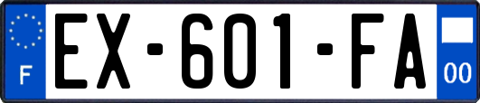 EX-601-FA