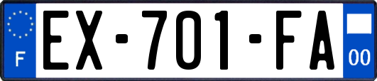 EX-701-FA