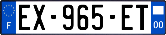 EX-965-ET