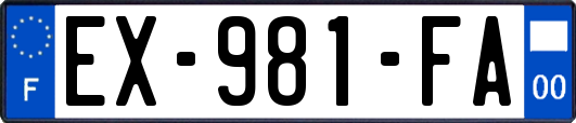EX-981-FA