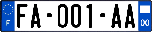 FA-001-AA