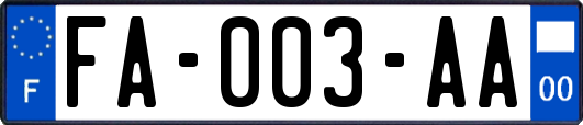 FA-003-AA