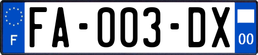 FA-003-DX