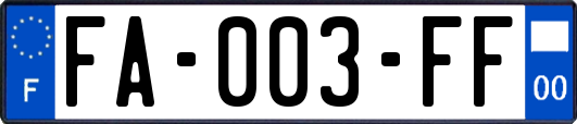 FA-003-FF