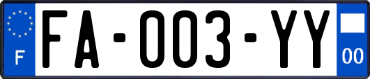 FA-003-YY