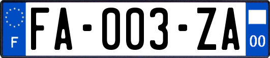 FA-003-ZA