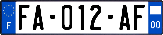 FA-012-AF