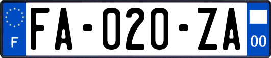 FA-020-ZA