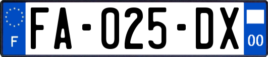 FA-025-DX