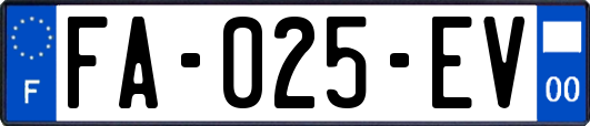 FA-025-EV