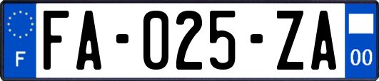 FA-025-ZA