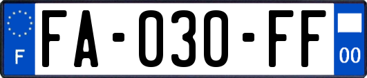 FA-030-FF