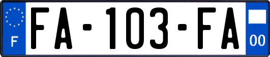 FA-103-FA