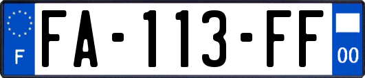 FA-113-FF