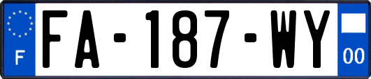 FA-187-WY