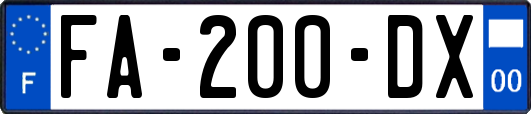 FA-200-DX