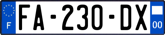 FA-230-DX