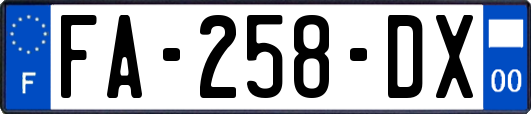 FA-258-DX