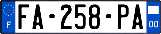 FA-258-PA