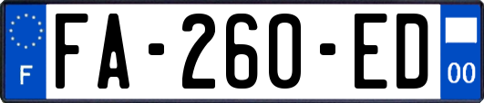 FA-260-ED