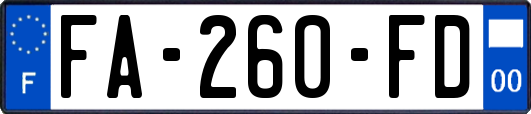 FA-260-FD