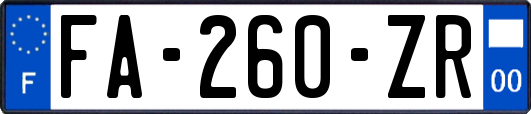 FA-260-ZR