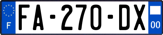 FA-270-DX