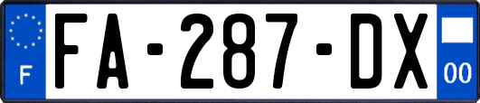 FA-287-DX